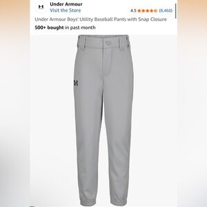 Under Armour Men's Light Gray Performance Joggers